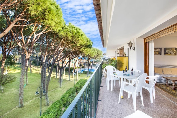 Aan het strand: Comfortabel appartement in Calella de Palafrugell - thumbnail 5