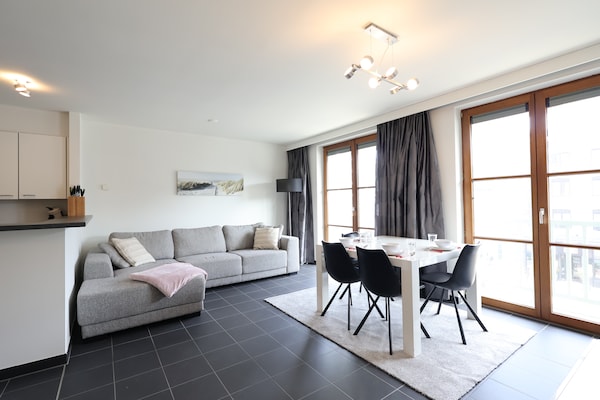 Golfbaan op 1 km: modern 4-persoons appartement in Oostduinkerke · 70 m² - thumbnail 6