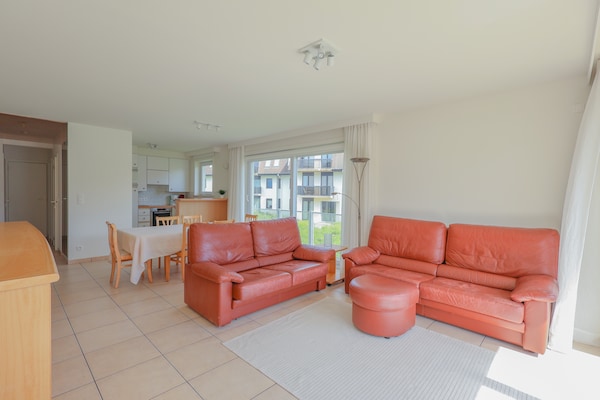 6-persoons hoekappartement Oostduinkerke met garagebox, 1 km van golfbaan - thumbnail 2