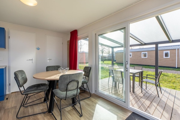 Luxe chalet Bosdier op Camping de Duinhoeve – rust, natuur en comfort - thumbnail 3