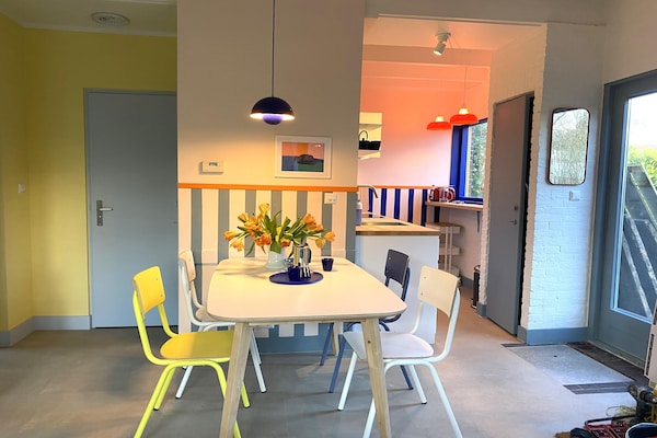 Nana's: Modern vakantiehuis in het groen, 300m van het meer - thumbnail 3
