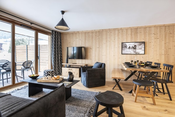 Ruim appartement in La Chapelle d'Abondance, vlakbij de piste - thumbnail 3