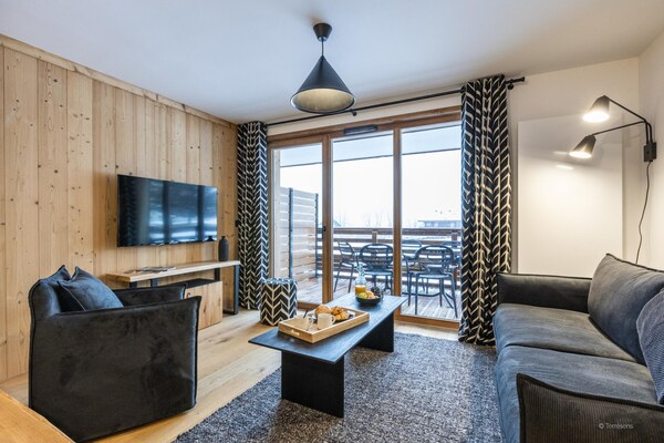 Ruim 8-persoons appartement in La Chapelle d'Abondance met balkon en bergzicht - thumbnail 3
