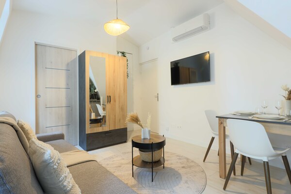 Compacte moderne studio nabij Parijs met airco en WiFi - thumbnail 4