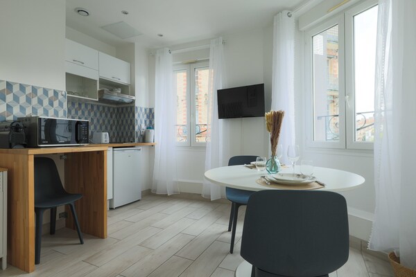 Compact & modern studio-appartement in Boulogne-Billancourt, vlakbij metro - thumbnail 6