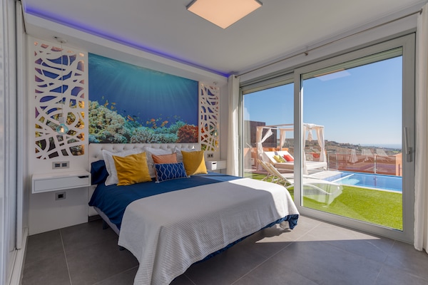 Luxe chalet met privézwembad en zeezicht nabij Maspalomas - thumbnail 3