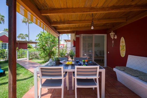 Zonnige golfbungalow met privétuin en barbecue in San Bartolomé - thumbnail 6