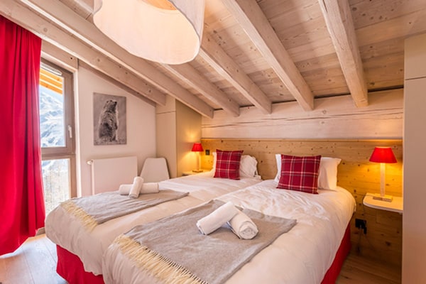 Authentiek appartement in La Rosière, direct aan de pistes van Espace San Bernardo - thumbnail 3
