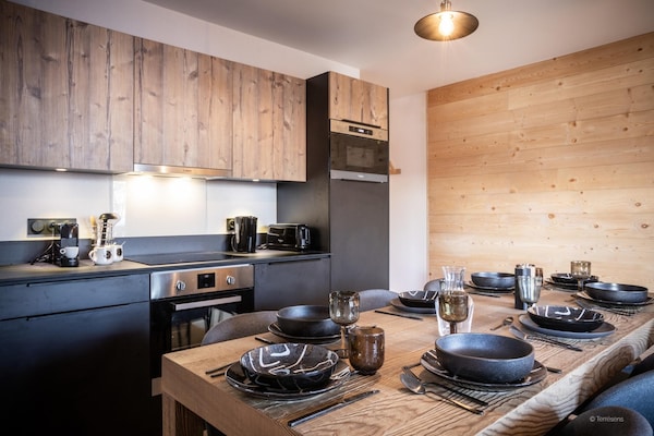 Ruim appartement Plagne Montalbert met skilift op loopafstand en wellness - thumbnail 5