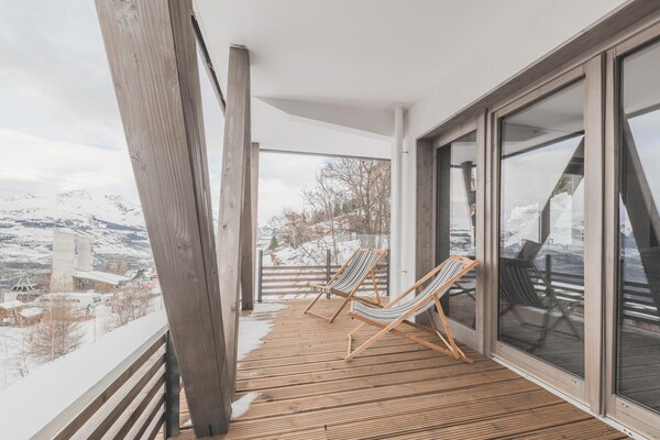 Authentiek bergappartement voor 8 personen aan de voet van Paradiski - thumbnail 5