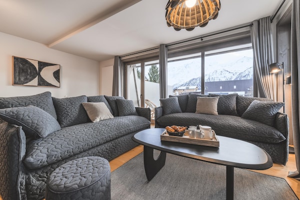 Résidence PLAN PEISEY Le Quartz -A50S: Ruim appartement voor 10 personen in Paradiski - thumbnail 2