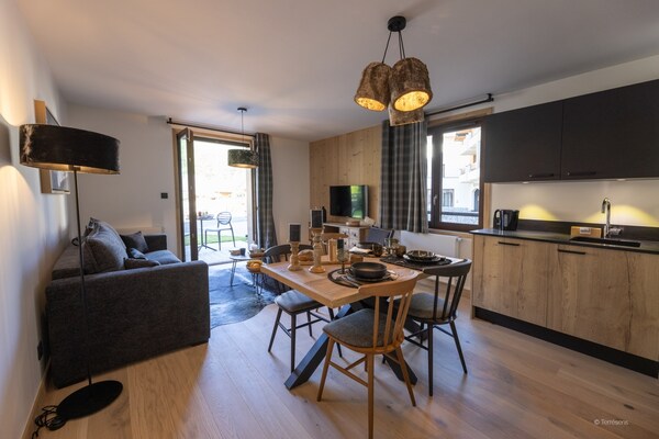 Knus appartement direct aan de piste in Serre Chevalier Chantemerle - thumbnail 5