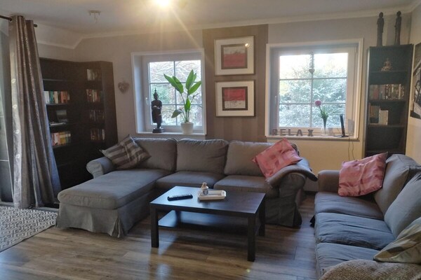 Ruim appartement met grote tuin, vijver en terras op 500m van haven Greetsiel - thumbnail 6
