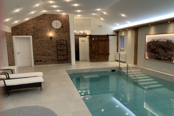 Stijlvol appartement met privé-zwembad nabij Oberstaufen - thumbnail 2