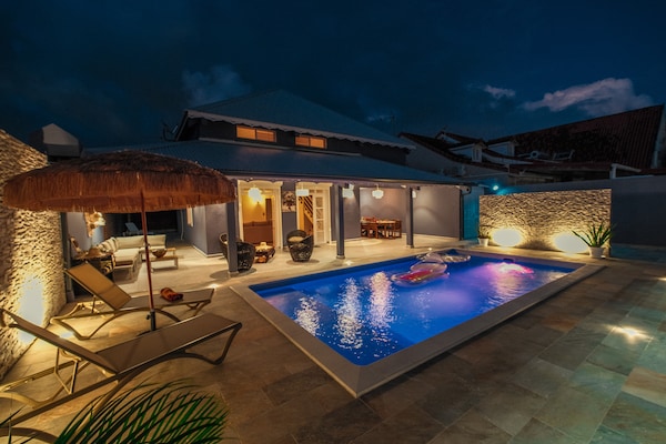 Privézwembad en luxe in villa L'Or de Belfond, Sainte-Anne - thumbnail 6