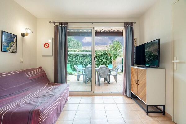 Knus appartement voor 4 op 200m van strand en centrum Agde - thumbnail 6
