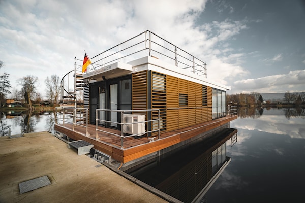Aan het meer: Luxe woonboot voor 4 personen in Höxter - thumbnail 1