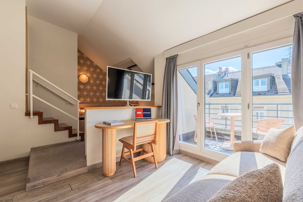 Modern studio-appartement in hartje Genève, vlakbij het meer - thumbnail 2