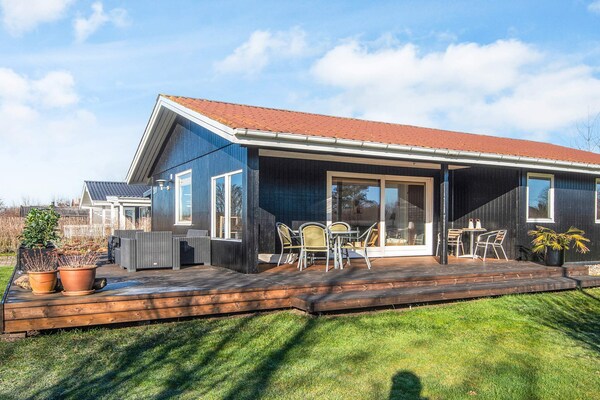 Vrijstaand vakantiehuis aan de golfbaan bij Juelsminde, 700m van zee - thumbnail 2