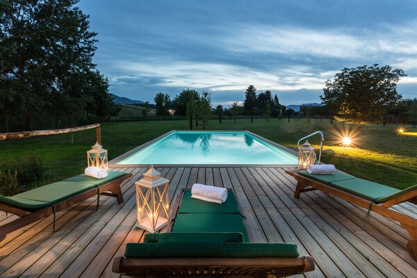 Villa sul Fiume: Luxe boerderij aan rivier bij Lucca, 8 pers., zwembad - thumbnail 6