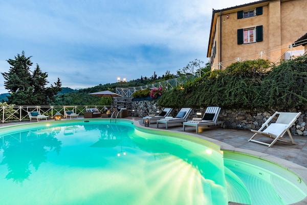 Authentieke 17e-eeuwse Toscaanse villa met zwembad bij Camaiore voor 16 personen - thumbnail 3