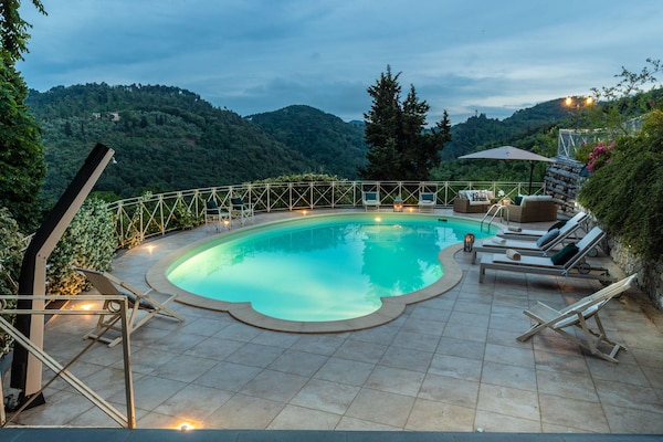 Authentieke 17e-eeuwse Toscaanse villa met zwembad bij Camaiore voor 16 personen - thumbnail 4