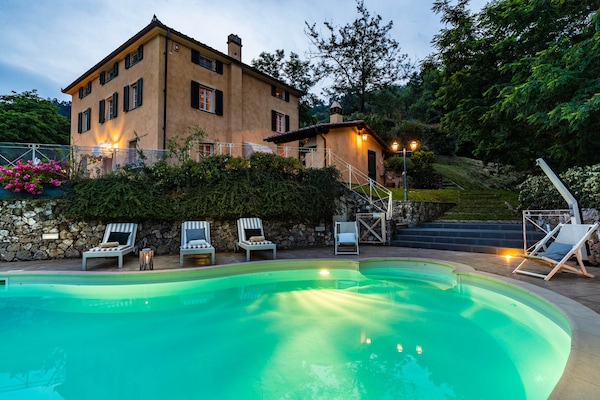 Authentieke 17e-eeuwse Toscaanse villa met zwembad bij Camaiore voor 16 personen - thumbnail 5