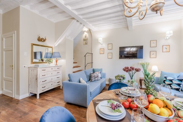 Authentiek Toscaans appartement aan de golfbaan bij Lucca - thumbnail 2