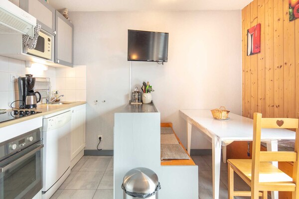 Rolstoelvriendelijk appartement op 200m van de piste in Saint-Sorlin-d'Arves - thumbnail 3