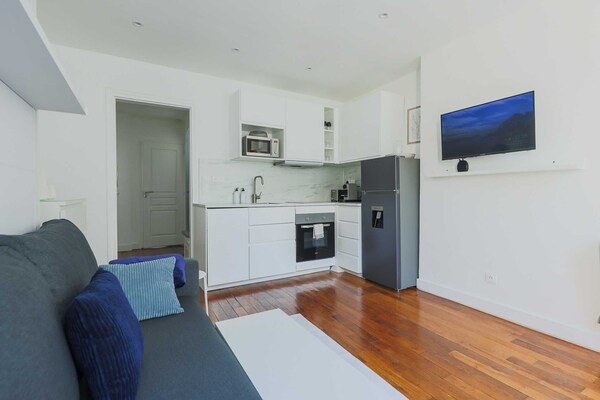 Compact & knus appartement voor 3 in het 17e arrondissement van Parijs - thumbnail 4