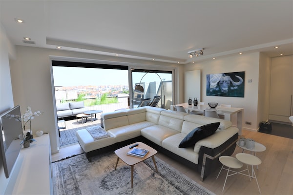 Penthouse Sunrise 64 in Knokke-Heist met twee terrassen vlak bij het strand - thumbnail 5
