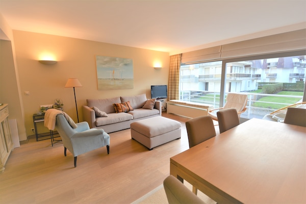 Stijlvol appartement in Knokke-Heist met zijdelings zeezicht - thumbnail 1