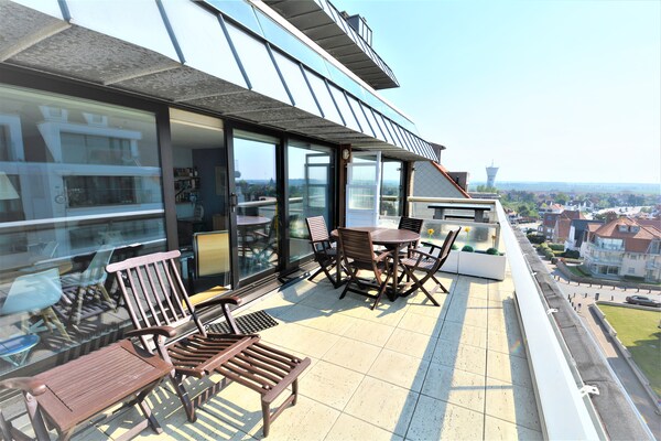 Penthouse Spring Sun 82: Zeezicht en Zon op uw Terras in Knokke-Heist - thumbnail 5