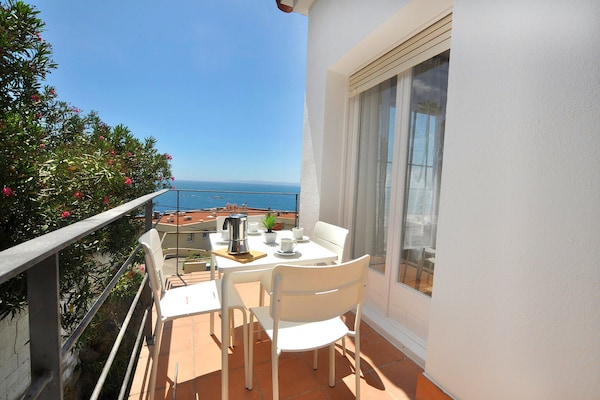 Op 400m van het strand: appartement met zeezicht in centrum Roses - thumbnail 5