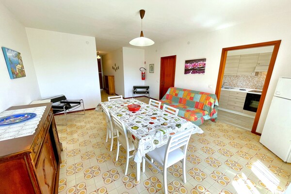 Zonnig appartement op 50 meter van zee in Porto Santa Margherita - thumbnail 3