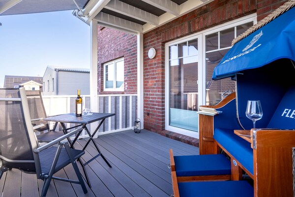 Rustiek appartement Nis Puk 1 nabij strand en dorpshart St. Peter-Ording - thumbnail 1