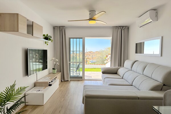 Zonnig appartement met privétuin en zwembad op 3 km van strand - thumbnail 2