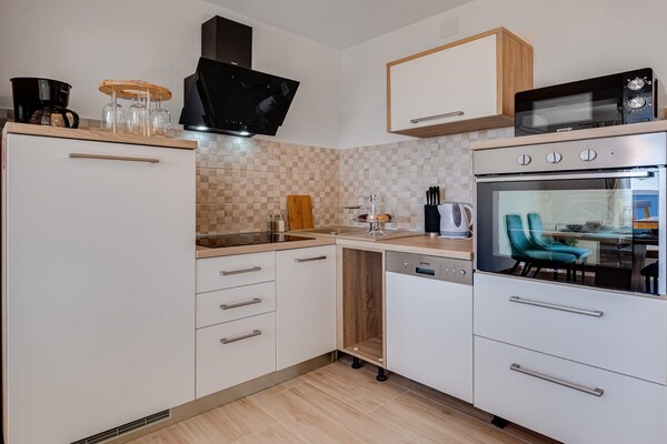 Aan het strand: Licht appartement in Karlobag voor 5 personen - thumbnail 4