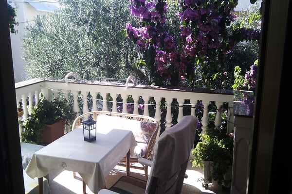 Appartement Gojevic A2: comfortabel vakantieverblijf op 400m van strand Vodice - thumbnail 4