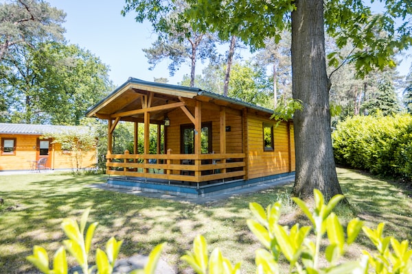 Luxe wellness lodge voor 2 personen op rustig vakantiepark in Markelo - thumbnail 2