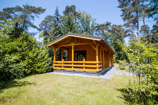 Luxe wellness lodge voor 2 personen op rustig vakantiepark in Markelo - thumbnail 3