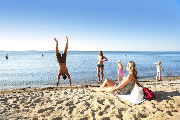 Op 400 m van het strand: Vakantiehuis Haubentaucher Classic 83 in Rechlin - thumbnail 4