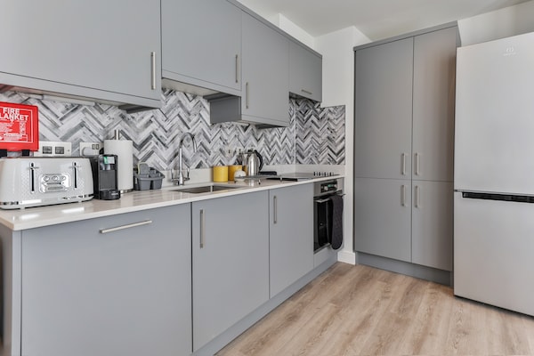 Filey appartement op 500m van strand met 2 slaapkamers en uitzicht op golfbaan - thumbnail 4