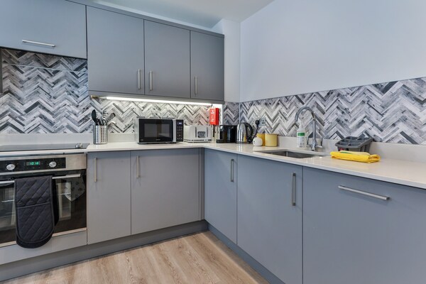 Modern 4-persoons appartement aan de golfbaan in Filey - thumbnail 4