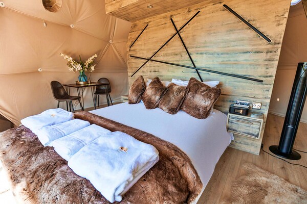 Luxe glamping dome Scotney in Hoath voor 4 personen - thumbnail 2