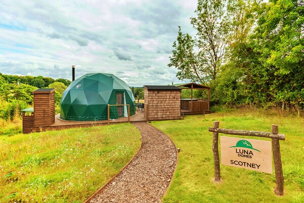 Luxe glamping dome Scotney in Hoath voor 4 personen - thumbnail 1