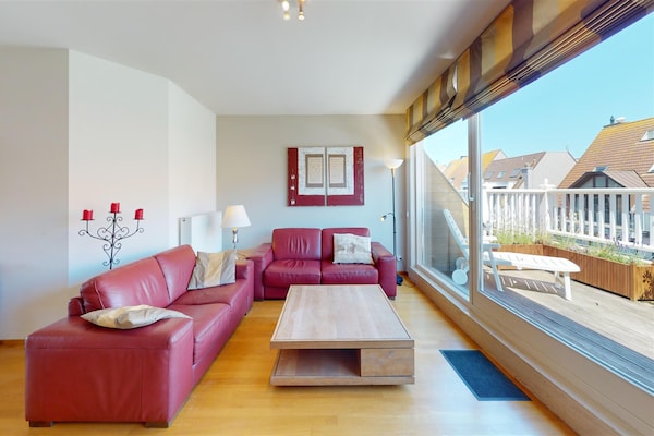 Luxueuze duplex met 2 terrassen op 75m², hartje Knokke aan zee - thumbnail 2