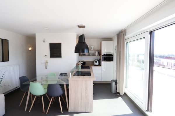 Stijlvol penthouse met privéterras in hartje Knokke-Heist - thumbnail 2
