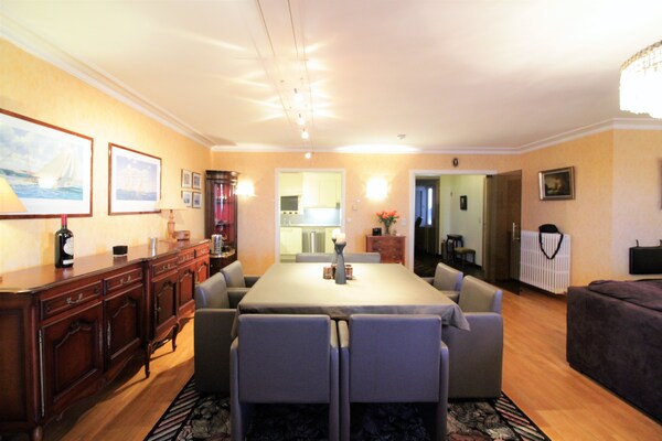 Panoramisch zeezicht in 3-slaapkamerappartement in Het Zoute, Knokke-Heist - thumbnail 3
