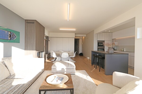 Licht appartement met 3 slaapkamers en zeezicht nabij het Rubensplein in Het Zoute - thumbnail 6